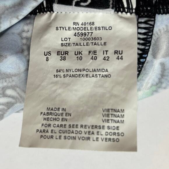 Miraclesuit Tankini Top 8 Tiered Swim Bathing Paisley Floral Beachy Swim Ruffle - Picture 9 of 9